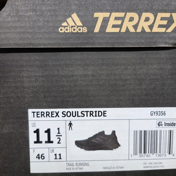 New Adidas Terrex Soulstride Men's Trail Running Shoes Size 11.5 - Picture 8 of 8